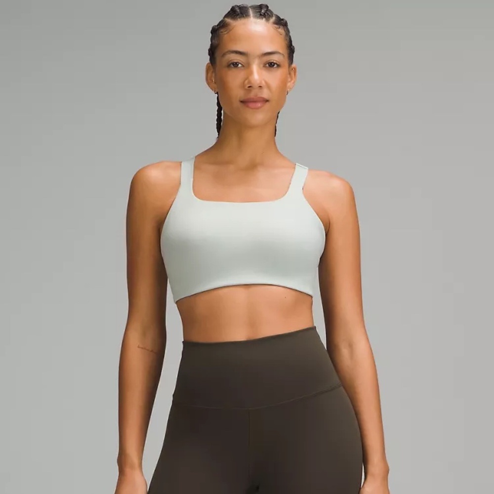 Lululemon Ultralu Square-Neck Workout Bra Medium Support, D/DD Cup